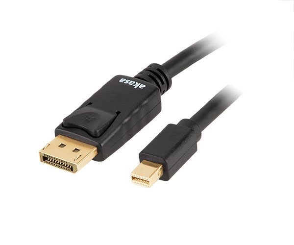 AKASA - 8K miniDP na DP kabel - 2 m AK-CBDP22-20BK Akasa