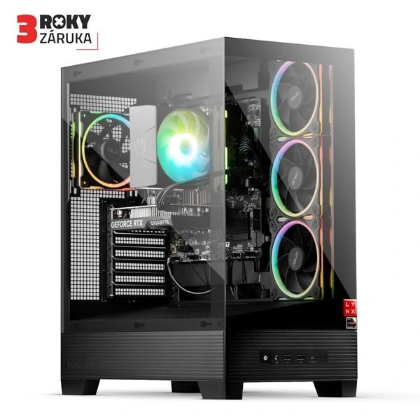 LYNX Challenger Ryzen 7 7800X3D 32GB 2TB SSD NVMe RX 9070XT 16G W11 Home 10463216