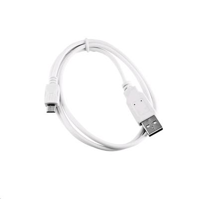 OEM Kabel C-TECH USB 2.0 AM/Micro, 1m, bílý CB-USB2M-10W C-Tech
