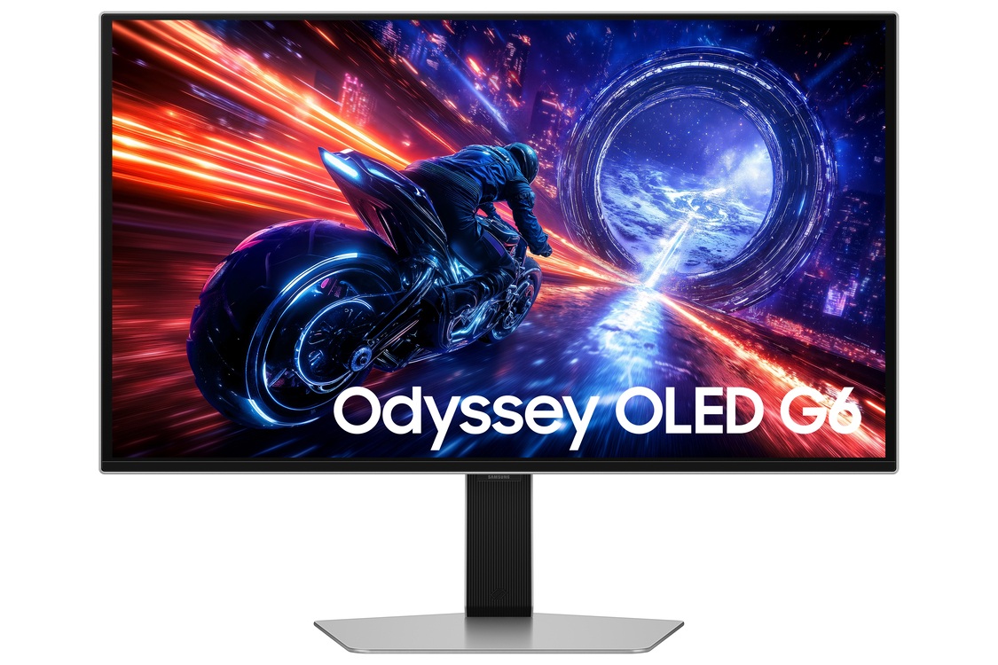 Samsung Odyssey OLED G6/G60SF/27''/OLED/QHD/500Hz/0,03ms/Strieborná/2R LS27FG602SUXEN