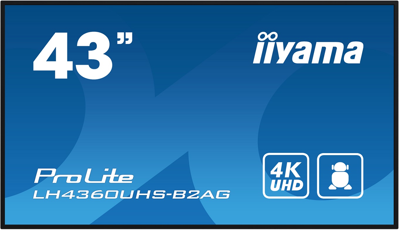 iiyama 43'' iiyamaLH4360UHS-B2AG:VA,4K UHD,Android,24/7