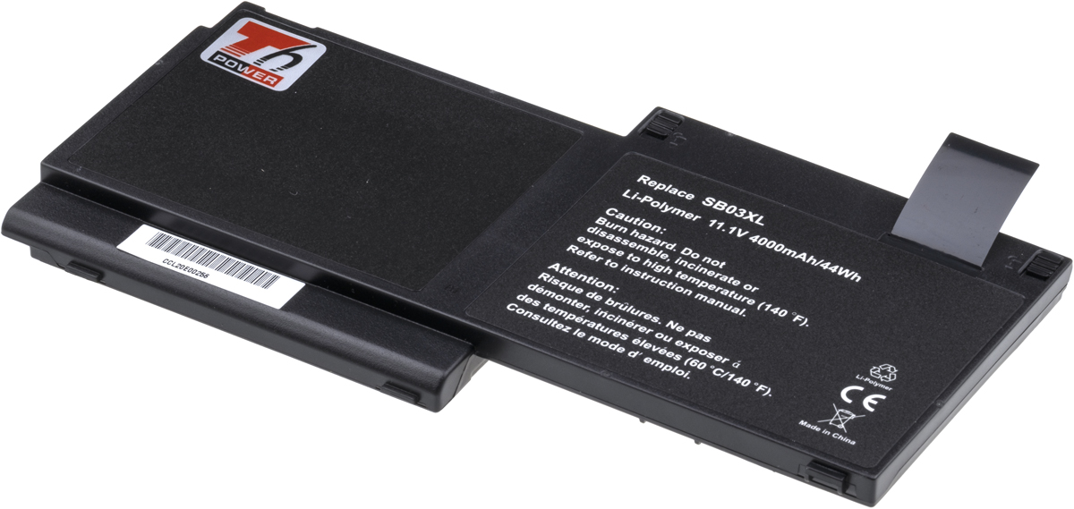 Batéria T6 Power HP EliteBook 720 G1, 725 G2, 820 G1, 820 G2, 4000mAh, 44Wh, 3cell, Li-pol NBHP0119 T6 power