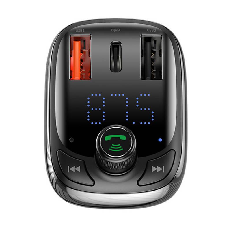 Baseus Bluetooth FM Transmiter S13 T-shaped čierny 6932172626983 NoName