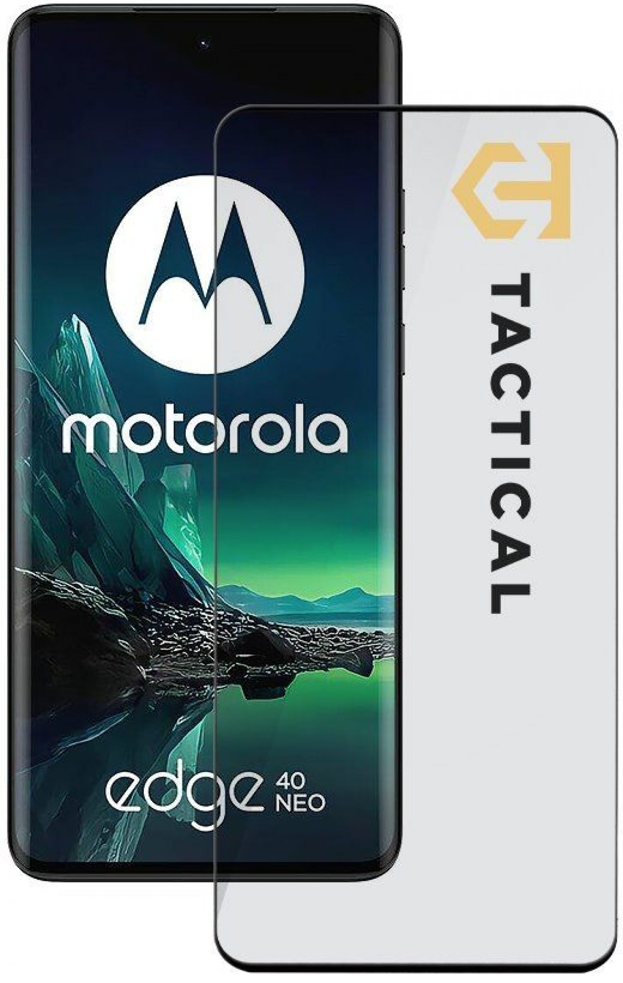 Tactical Glass Shield 5D sklo pre Motorola Edge 40 Neo Black 8596311234507