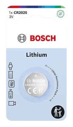 Bosch CR2025B1/00 Lithium (Blistr 1 ks) 444341,00 BOSCH