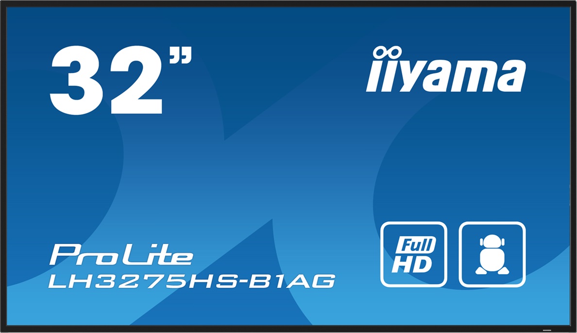 32'' iiyama LH3275HS-B1AG: IPS, FHD, Android, 24/7