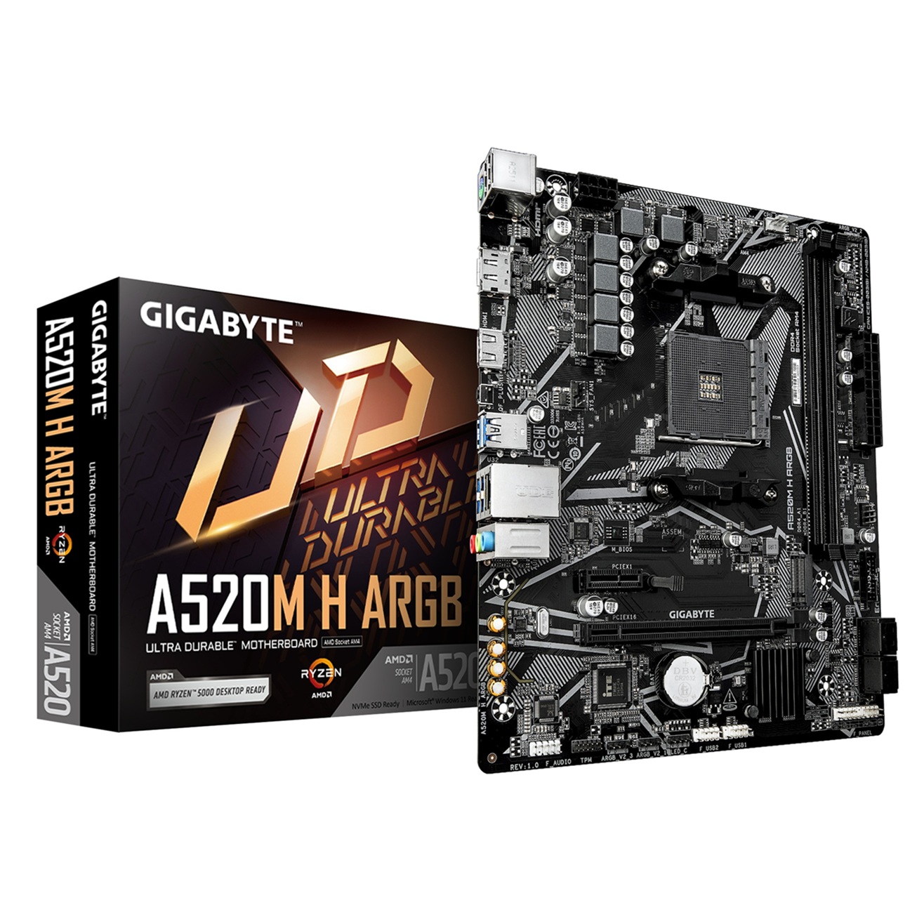 GIGABYTE A520M H ARGB/AM4/mATX Gigabyte