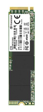 TRANSCEND MTE220S 2TB SSD disk M.2 2280, PCIe Gen3 x4 NVMe 1.3 (3D TLC), 3500MB/s R, 2900MB/s W TS2TMTE220S Transcend