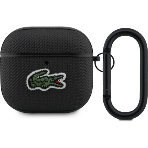 Lacoste Petit Pique Croc Logo Patch Púzdro pre AirPods 4 čierne 57983127252