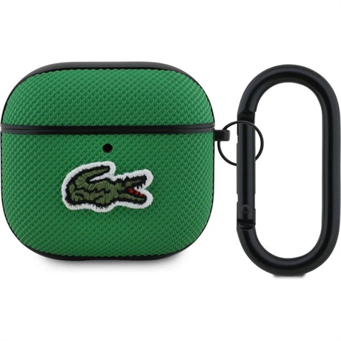 Lacoste Petit Pique Croc Logo Patch Púzdro pre AirPods 4 zelené 57983127254