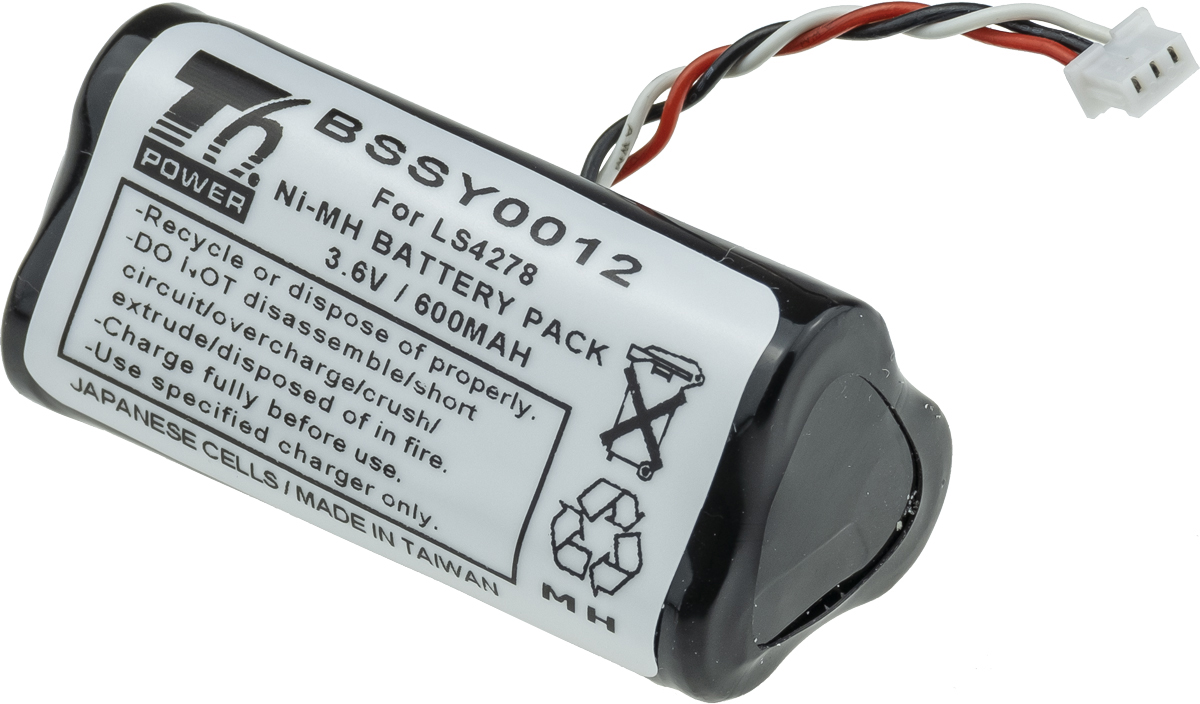 Baterie T6 power Symbol Motorola Zebra LI4278, LS4278, DS6878, 600mAh, 2,16Wh, Ni-MH BSSY0012