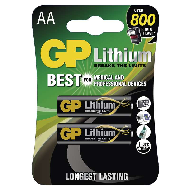 GP Batteries Lithiová Baterie GP AA - 2ks 1022000711 GP Baterie