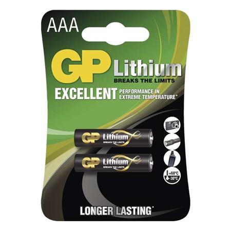 GP Batteries Lithiová baterie GP AAA - 2ks 1022000412 GP Baterie