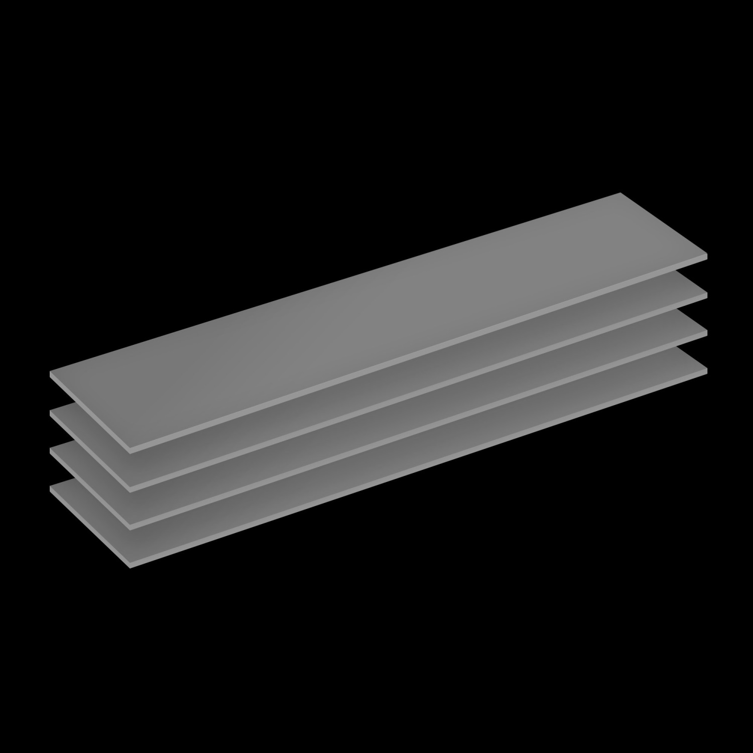ARCTIC Thermal pad TP-4 (120x20mm, 0.5mm - 4 Pack) - prémiová teplovodivá podložka pod chladič balený ACTPD00065A Arctic Cooling