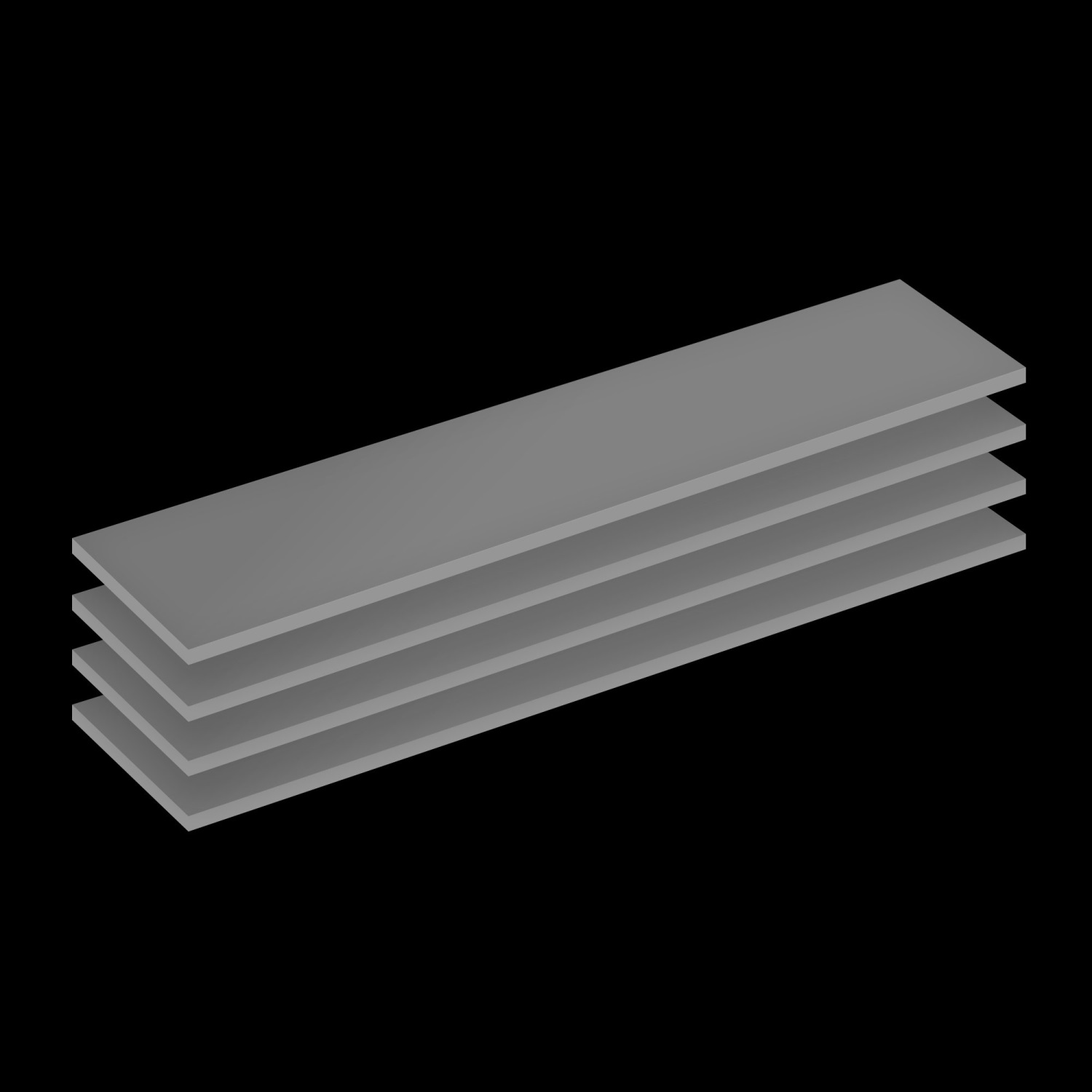 ARCTIC Thermal pad TP-4 (120x20mm, 1.0mm - 4 Pack) - prémiová teplovodivá podložka pod chladič balený ACTPD00066A Arctic Cooling