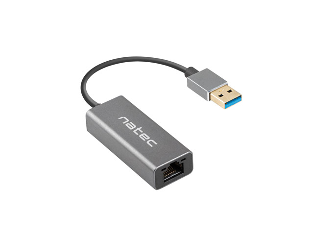 NATEC CRICKET externí Ethernet síťová karta USB 3.0 1X RJ45 1GB kabel NNC-1924 Natec