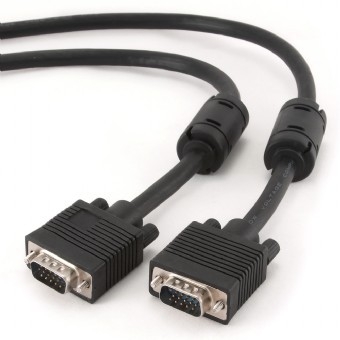 Kabel přípoj.monitor 15M/15M VGA,20m,stín,exferr.č CC-PPVGA-20M-B Gembird