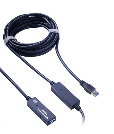 PremiumCord USB 3.0 repeater a prodlužovací kabel A/M-A/F 10m ku3rep10