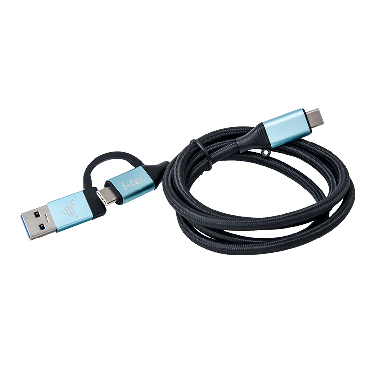 i-tec kabel USB-C na USB-C s integrovanou redukcí na USB-A/3.0 C31USBCACBL I-Tec