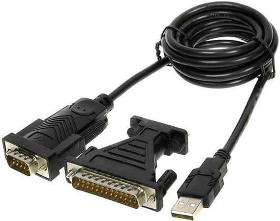 PremiumCord USB 2.0 - RS 232 převodník krátký, osazen chipem od firmy FTDI ku2-232