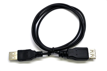 C-TECH USB A-A 1,8m 2.0 prodlužovací, černý CB-USB2AA-18-B C-Tech