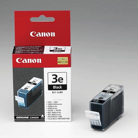 BCI-3eBK ink.kazeta pro S4x0,MPC400, MPC600, černá 4479A002 Canon