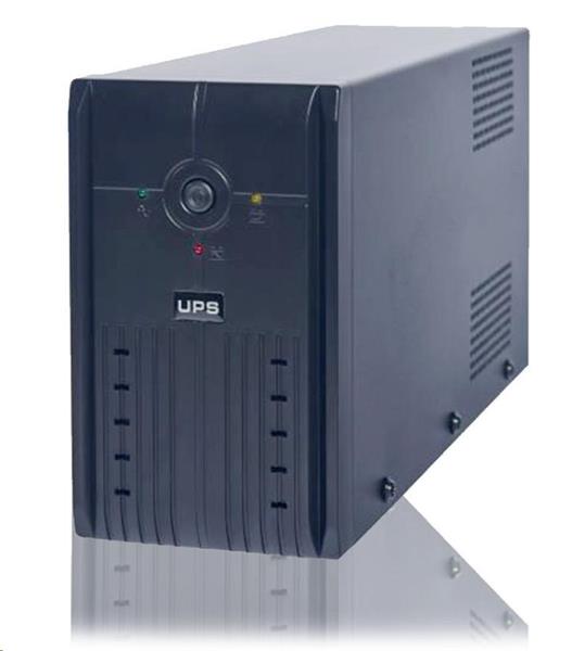 EUROCASE 1200VA LINE INTERACTIVE, 4x FR zásuvka, RJ11, USB data EA200LED 1200VA Eurocase