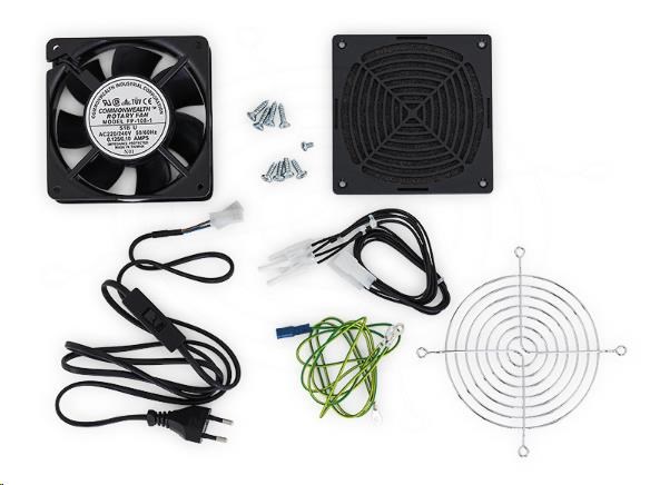 Ventilátor-sada,230V,50Hz, 0.09 A, 15W 160m3/h RAX-CH-X07-X9 Triton