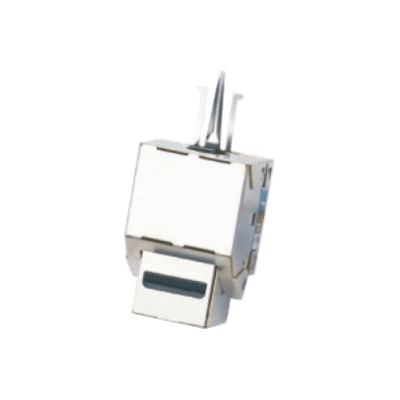 DATACOM Keystone CAT6 STP silver dual-mini 4043