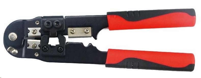 GEMBIRD Krimpovacie kliešte (T-WC-03) pre konektory RJ45/8p8c, 3 v 1 Gembird