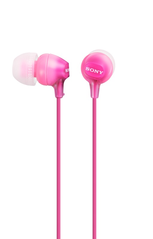 SONY sluchátka MDR-EX15LP, růžové MDREX15LPPI.AE Sony
