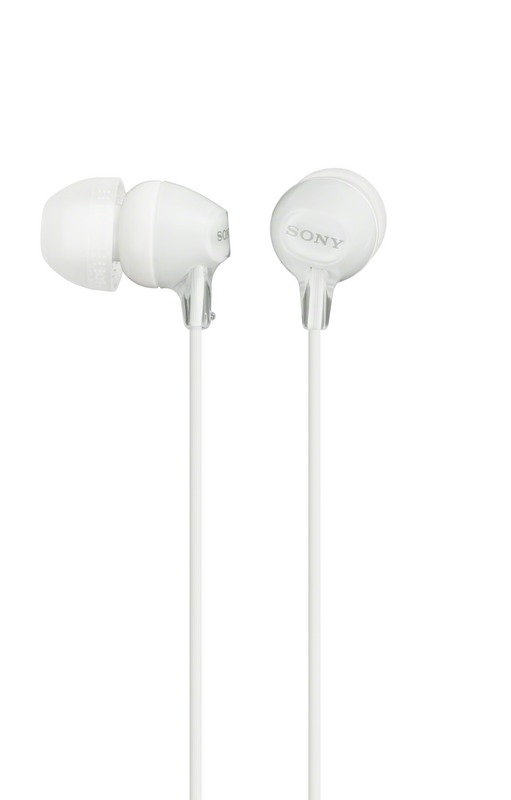 SONY sluchátka MDR-EX15LP, bílé MDREX15LPW.AE Sony