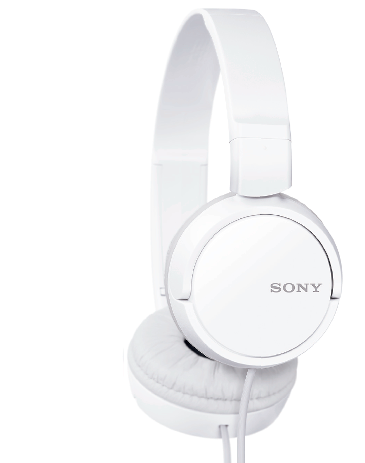 SONY sluchátka MDR-ZX110 bílé MDRZX110W.AE Sony