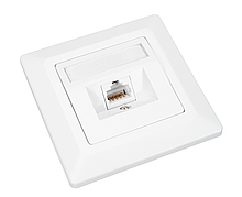 Solarix Zásuvka CAT6 STP 1 x RJ45 pod omietku biela SX9-1-6-STP-WH 23100098