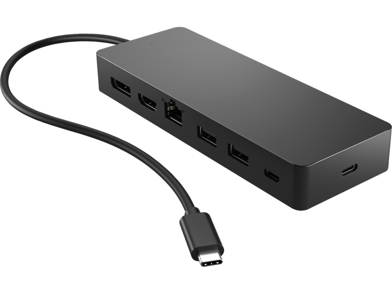 Univerzálny multiportový rozbočovač HP USB-C (2x USB-A 3.2, 1xUSB-C, 1xDDMI 2.0, 1xDP 1.2, USB-C 65W, RJ45, bez napájan 50H55AA