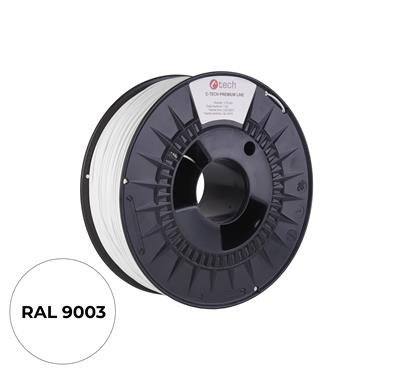 OEM Tisková struna (filament) C-TECH PREMIUM LINE, ASA, dopravní bílá, RAL9003, 1,75mm, 1kg 3DF-P-ASA1.75-9003 C-Tech