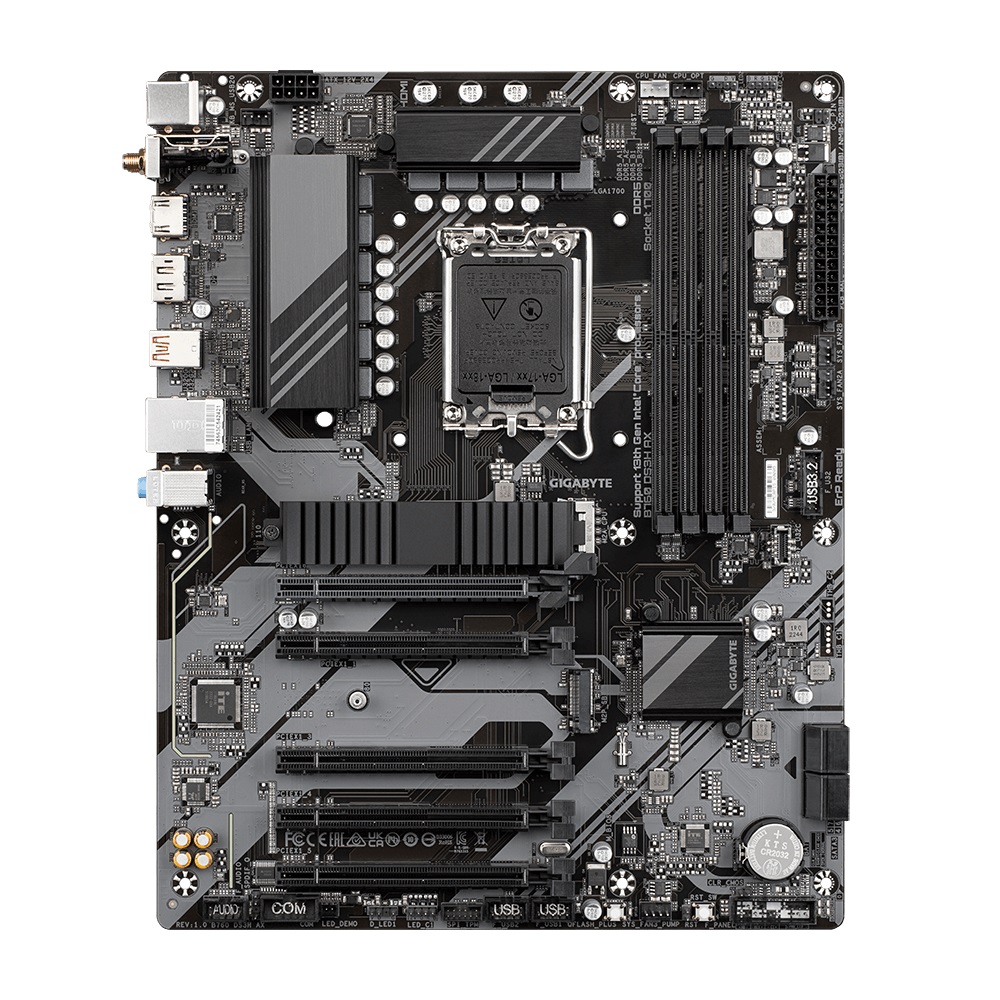 GIGABYTE MB Sc LGA1700 B760 DS3H AX, Intel B760, 4xDDR5, 1xDP, 1xHDMI, WI-FI Gigabyte