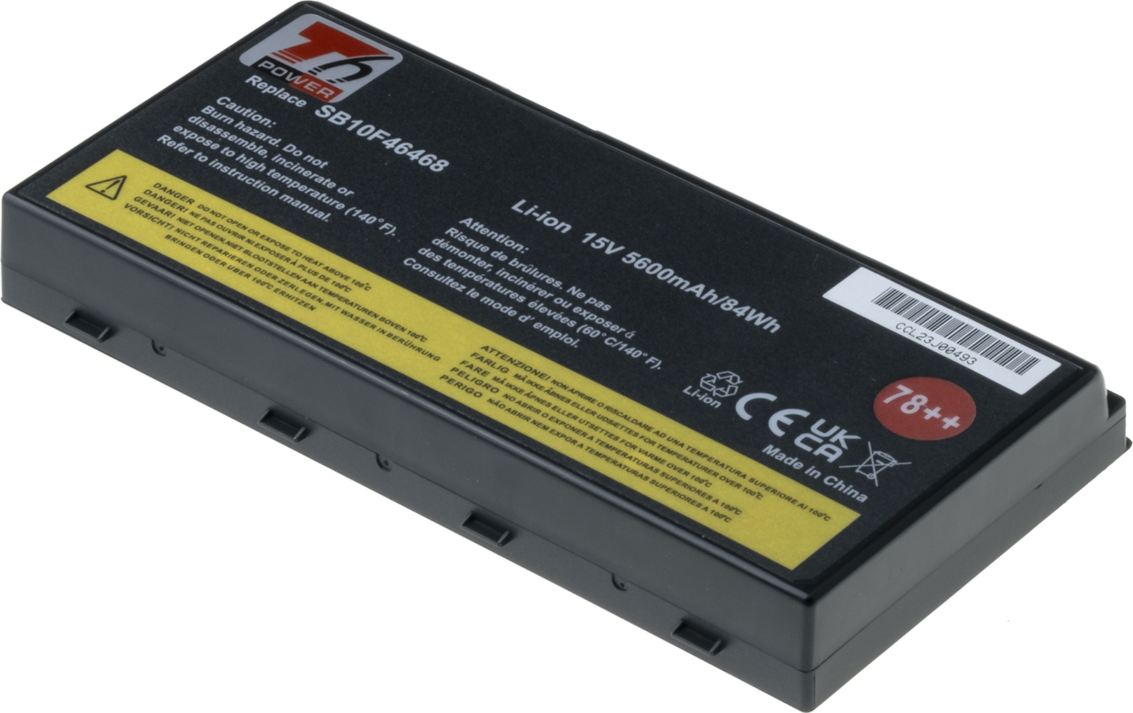 Baterie T6 Power Lenovo ThinkPad P70, ThinkPad P71, 5600mAh, 84Wh, 8cell NBIB0161 T6 power