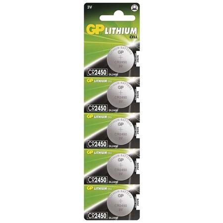 GP Batteries Lithiová baterie GP CR2450 - 5ks 1042245015 GP Baterie