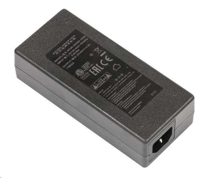 MikroTik 48V2A96W - napájací adaptér 48V, 2A, napájací kábel