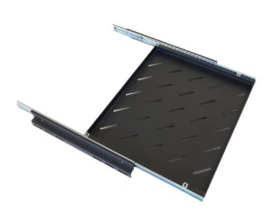 Výsuvná polica 1U dierovaná pre rozvádzače 19" série GB/GW RGA-2-800-GB Eurocase