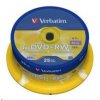 VERBATIM DVD+RW(25-Pack)Spindle/4x/DLP/4.7GB 43489 Verbatim