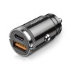 Aligator mini nabíječka do auta Power Delivery 30W, USB-C + USB-A CHPD0006