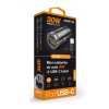 Aligator mini nabíječka do auta Power Delivery 30W, USB-C + USB-A, USB-C/USB-C kabel CHPD0007