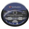 VERBATIM Blu-ray BD-R M-Disc 25GB 4x Printable, 10-cake 43825 Verbatim
