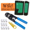 W-Star Sada nářadí WS140 UTP tester, krimpovací kleště, stripovač, 10x konektor RJ45