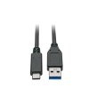 Tripplite Kabel USB-C/USB-A(Samec/Samec),USB 3.1 Gen 2(10Gb/s),USB-IF,kompat. Thunderbolt 3,0.9m U428-C03-G2 Eaton