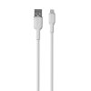 Puro kábel Soft Silicone Cable USB-A to Lightning 1.5m - White PUCAPLTICONWHI