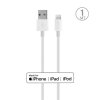 Puro kábel Plain Cable USB-A to Lightning 1m - White CAPLTWHI