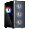 ZALMAN i4 TG Black Skříň, Middle tower, bez zdroje, ATX, 4× 140mm RGB ventilátor, 1× USB 2.0, 2× USB 3.0, průhledná bočnice,mesh p Zalman